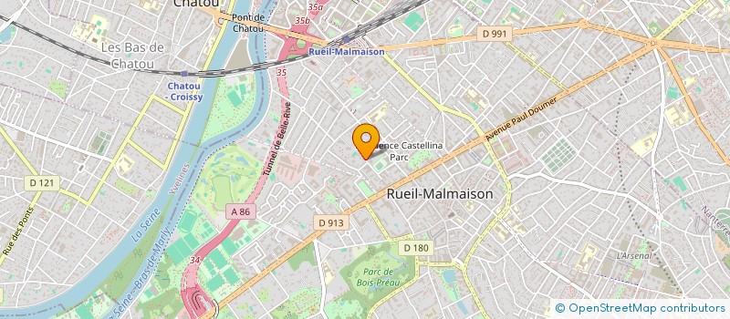 localisation de l'entreprise ARES SARL à RUEIL-MALMAISON