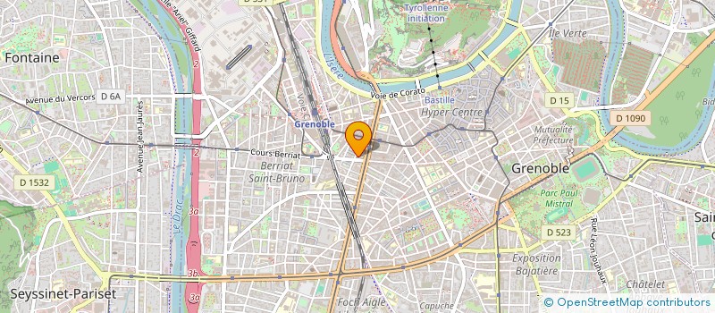 localisation de l'entreprise ARES SHOP à GRENOBLE