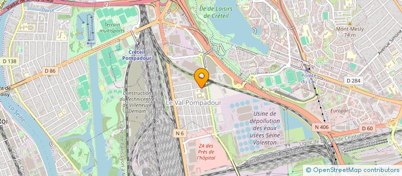 localisation de l'entreprise ARES TECHNOLOGIES  VALENTON