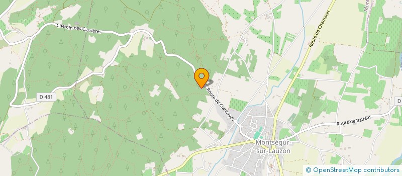 localisation de l'entreprise ARES XPERT FINANCES  MONTSEGUR-SUR-LAUZON