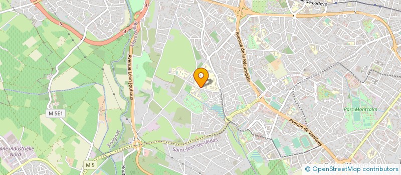 localisation de l'entreprise ARESAT OCCITANIE à MONTPELLIER