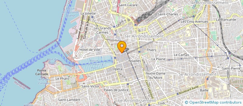 localisation de l'entreprise ARESCOP GRAND SUD à MARSEILLE