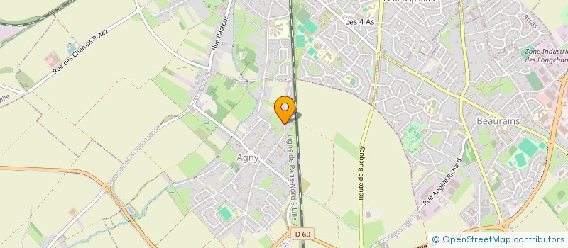 localisation de l'entreprise ARESI  AGNY