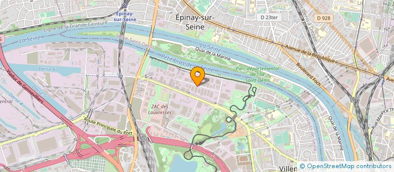 localisation de l'entreprise ARESIA-VILLENEUVE  VILLENEUVE-LA-GARENNE