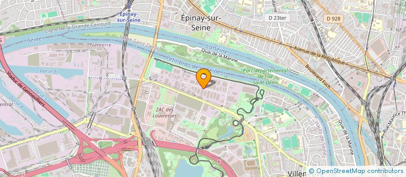 localisation de l'entreprise ARESIA-WITRY à VILLENEUVE-LA-GARENNE