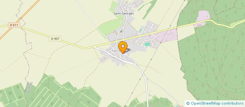 localisation de l'entreprise ARESIOR S.A.S.U.  SAIZERAIS