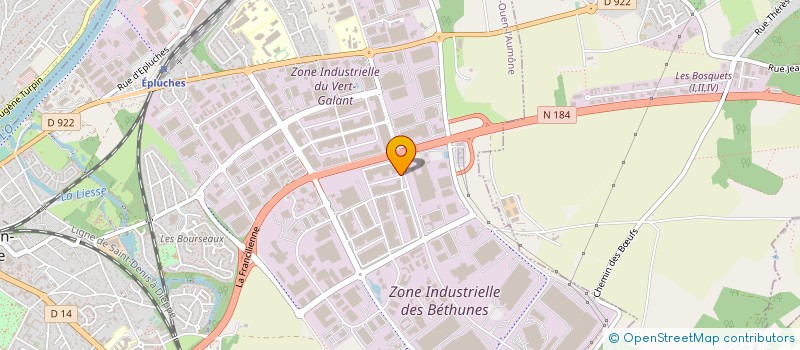 localisation de l'entreprise ARESLASER à SAINT-OUEN-L'AUMONE
