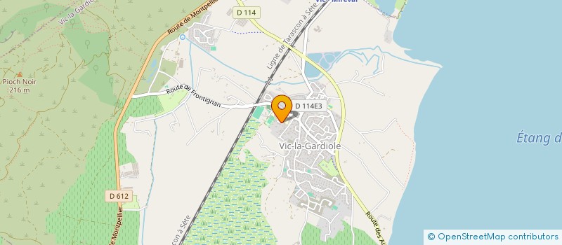 localisation de l'entreprise ARESQUIERS PLOMBERIE  VIC-LA-GARDIOLE