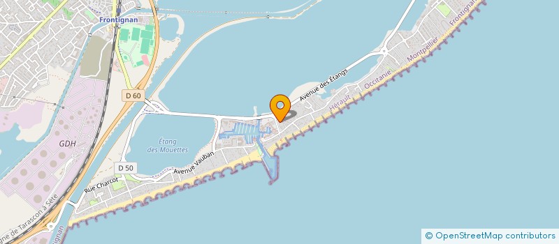 localisation de l'entreprise ARESQUIERS SUBAQUATIQUES à FRONTIGNAN