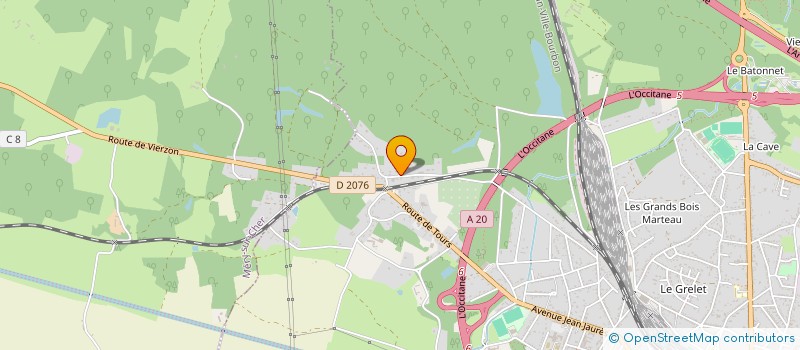 localisation de l'entreprise ARESS FRANCE  VIERZON