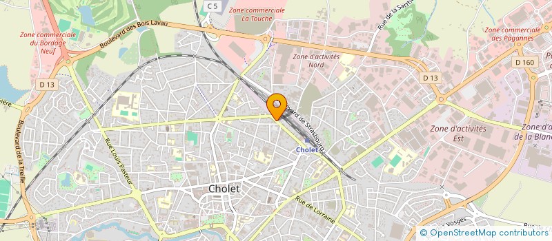 localisation de l'entreprise AREST CHOLET à CHOLET