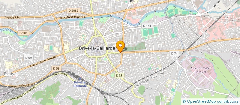 localisation de l'entreprise ARESTE SUD INFORMATIQUE  BRIVE-LA-GAILLARDE