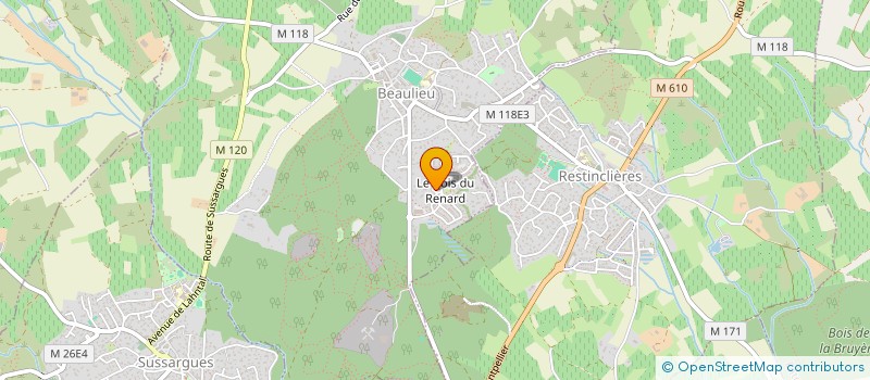 localisation de l'entreprise ARESTIA à BEAULIEU