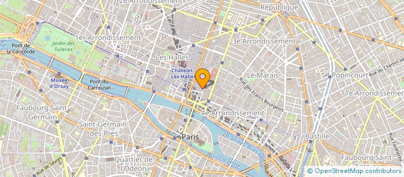 localisation de l'entreprise ARETE à PARIS
