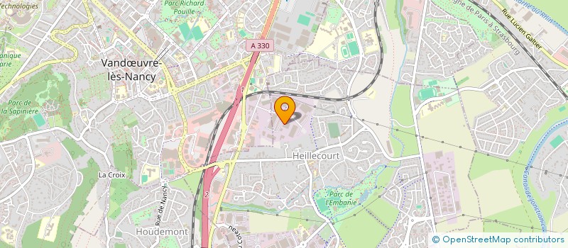 localisation de l'entreprise ARETI PHARMA SERVICES à HEILLECOURT