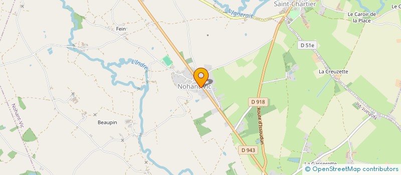 localisation de l'entreprise ARETTAUD à NOHANT-VIC