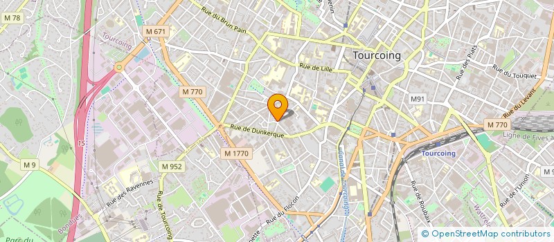 localisation de l'entreprise AREUS SPORTS  TOURCOING