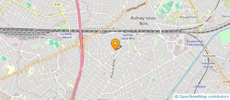 localisation de l'entreprise AREV à AULNAY-SOUS-BOIS