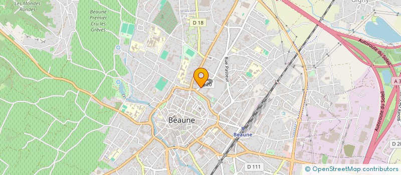 localisation de l'entreprise AREV à BEAUNE