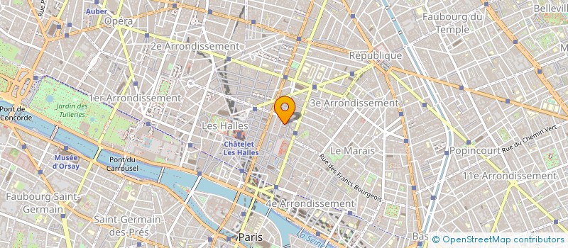 localisation de l'entreprise AREV CONSEIL à PARIS