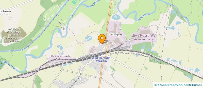 localisation de l'entreprise AREV ST FLO  SAINT FLORENTIN