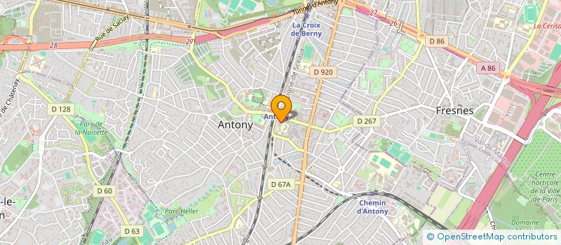 localisation de l'entreprise AREVAL à ANTONY