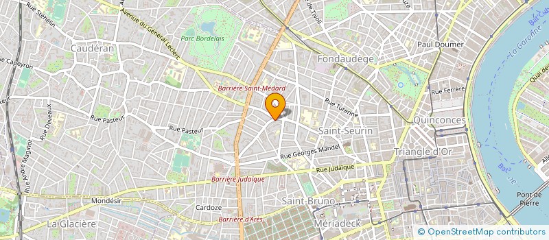 localisation de l'entreprise AREVAL  BORDEAUX