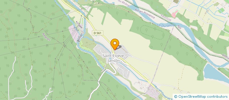 localisation de l'entreprise AREVIA TP  SAINT-ESTEVE-JANSON