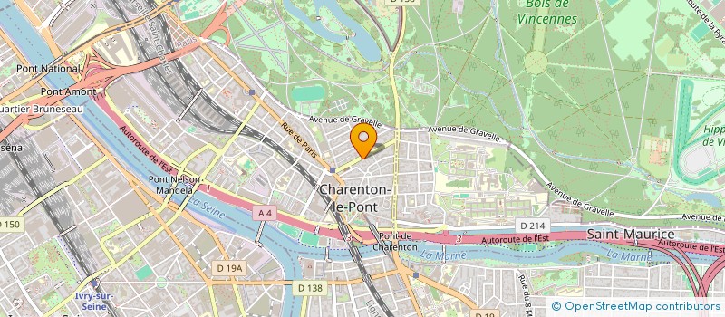 localisation de l'entreprise AREVIG à CHARENTON-LE-PONT