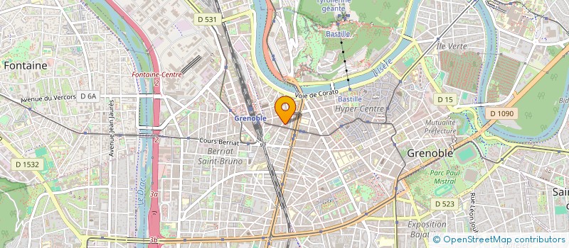 localisation de l'entreprise AREVIK à GRENOBLE