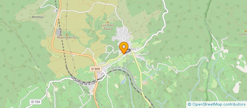 localisation de l'entreprise AREVINS à FAUGERES