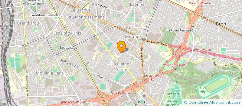 localisation de l'entreprise AREVSOL  LYON