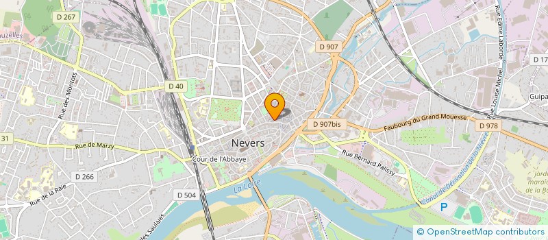localisation de l'entreprise AREWEB à NEVERS