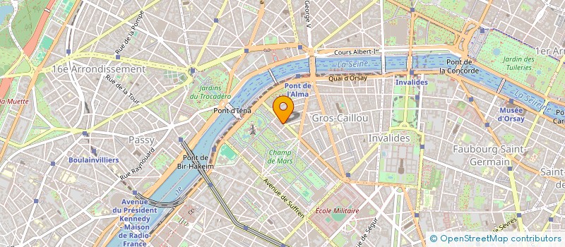 localisation de l'entreprise AREX SAS à PARIS