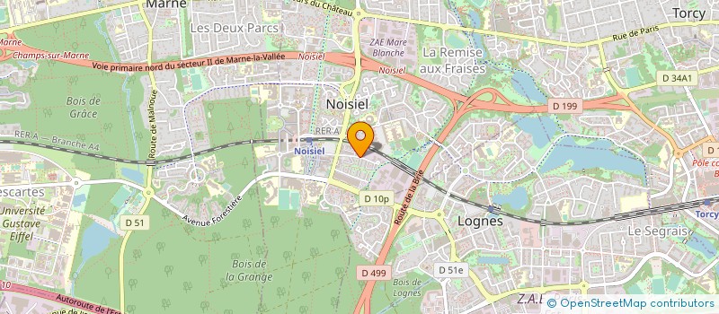 localisation de l'entreprise AREX SECURITE PRIVE à NOISIEL