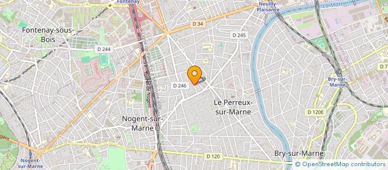 localisation de l'entreprise AREXA à LE PERREUX-SUR-MARNE