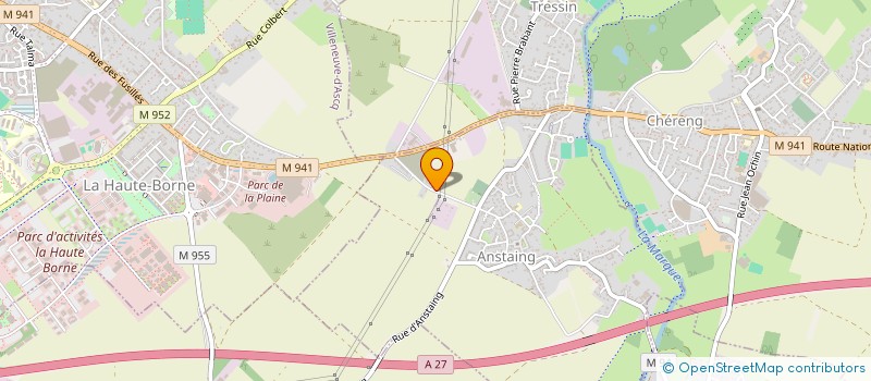 localisation de l'entreprise AREXPO  ANSTAING