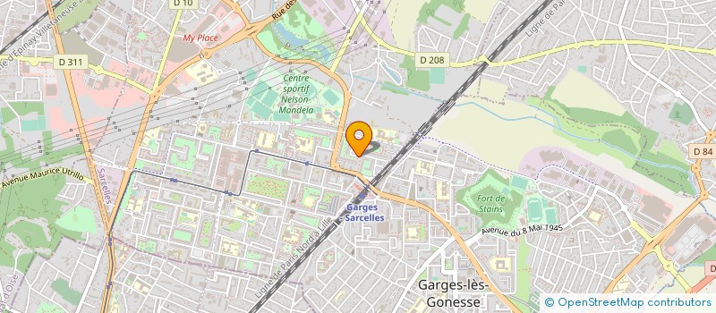 localisation de l'entreprise AREYMADA à SARCELLES