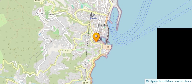 localisation de l'entreprise AREZES MARTINS à BASTIA