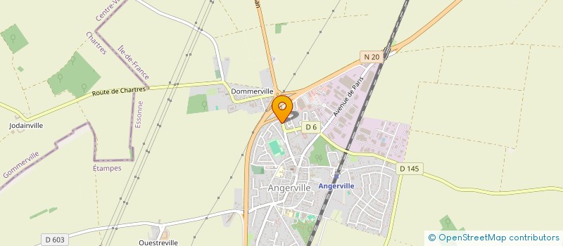 localisation de l'entreprise AREZKI BELABBAS CONSEIL ET FORMATION  ANGERVILLE