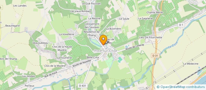 localisation de l'entreprise AREZKI HOME  POCE-SUR-CISSE