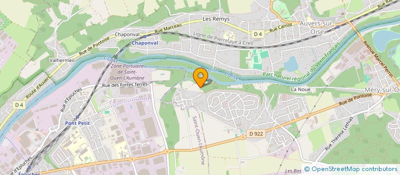 localisation de l'entreprise AREZKI MEZA  MERY-SUR-OISE