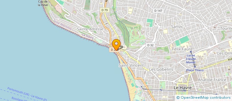 localisation de l'entreprise AREZZO à LE HAVRE