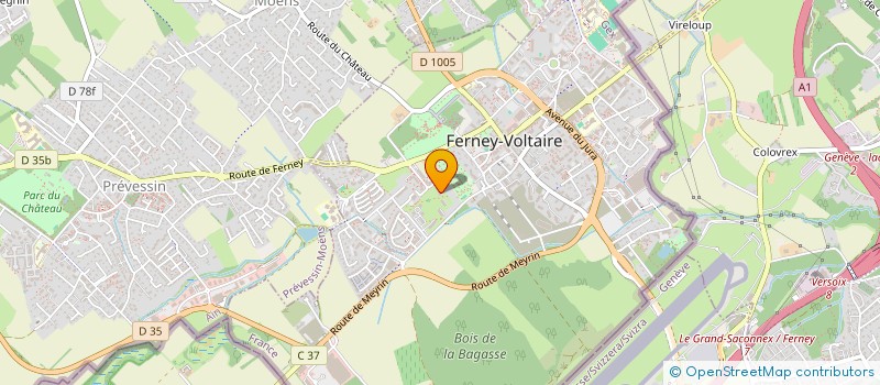 localisation de l'entreprise ARF MAINTENANCE  FERNEY-VOLTAIRE