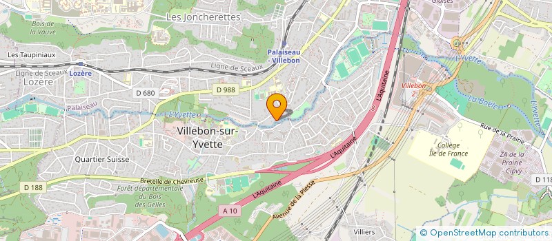 localisation de l'entreprise ARF PROJETS TRAVAUX à PALAISEAU