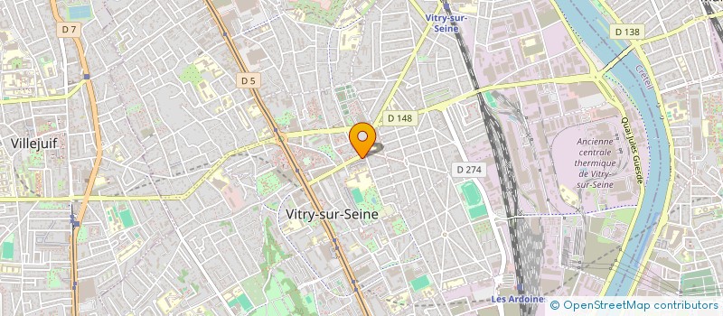 localisation de l'entreprise ARF SERVICES à VITRY-SUR-SEINE