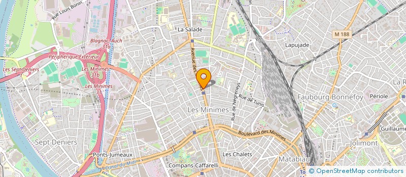 localisation de l'entreprise ARFA AGRI à TOULOUSE