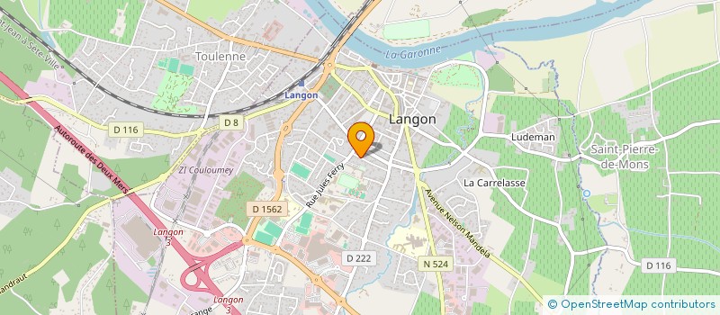 localisation de l'entreprise ARFA MILIAL à LANGON