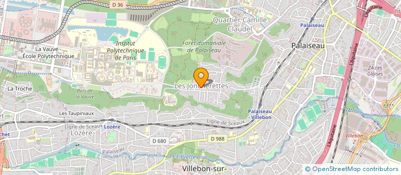 localisation de l'entreprise ARFA TECH à PALAISEAU