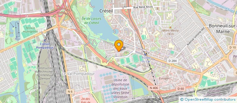 localisation de l'entreprise ARFA TRANSPORT à CRETEIL